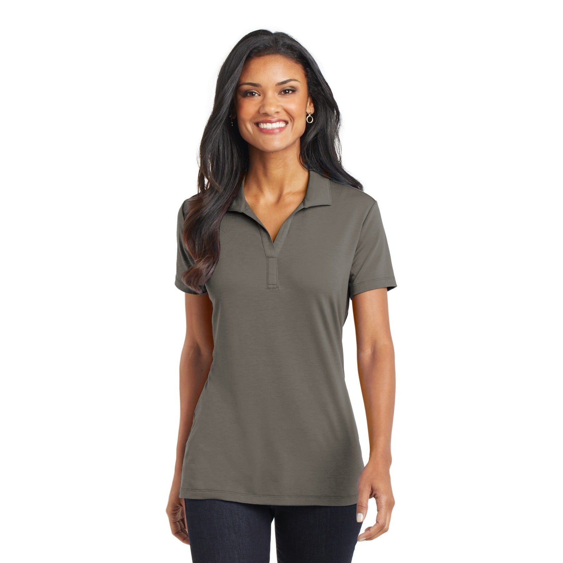 Port Authority-Port Authority® Women's Cotton Touch™ Performance Polo. L568-MedTech-5